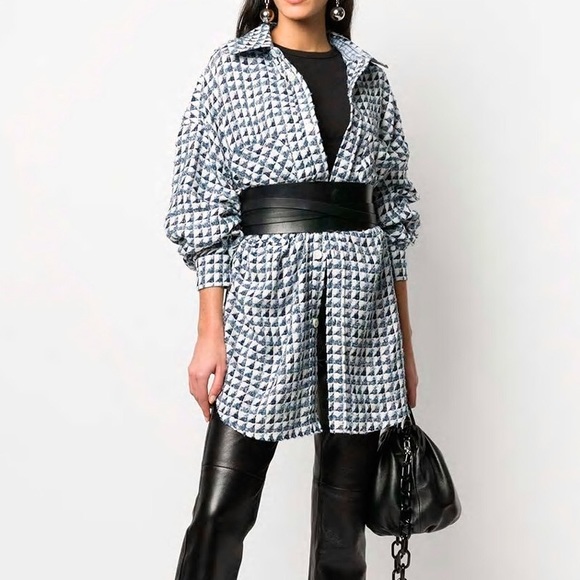 Faith Connexion Oversized Tweed Over Shirt Jacket - Picture 7 of 8